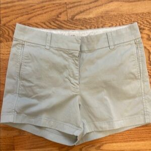 J. Crew Sage Green Bermuda Shorts Tailored Cotton Blend